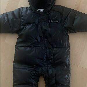 Columbia Black Puffer Baby Snowsuit